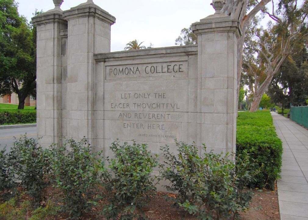 #1. Pomona College